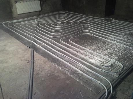 Теплый пол из металлопластиковых труб в частном доме